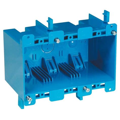 3 gang shallow electrical box old work|shallow duplex outlet box.